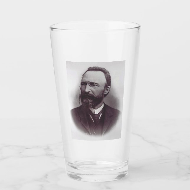 Saint Bartolo Longo Apostel der Rosenkranze Glas (Vorderseite)