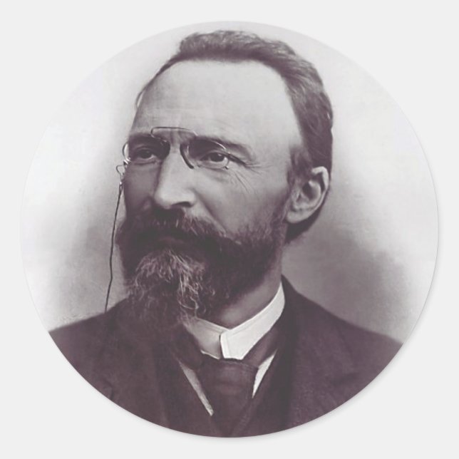 Saint Bartolo Longo Apostel der Rosenkranze Runder Aufkleber (Vorderseite)