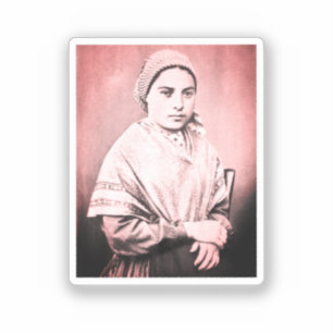 Saint Bernadette Soubirous als Kind Aufkleber
