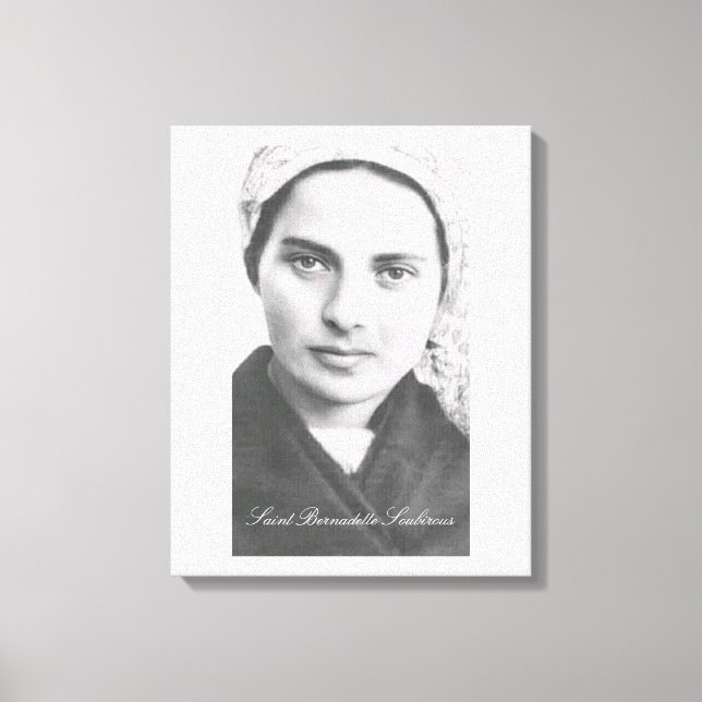 Saint Bernadette Soubirous Canvas Print Leinwanddruck (Vorderseite)
