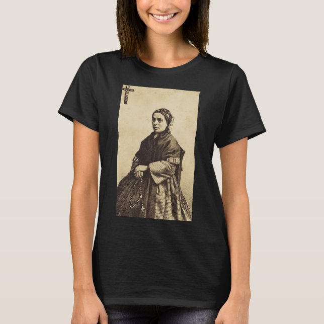 Saint Bernadette Soubirous Fine Art T-Shirt (Vorderseite)