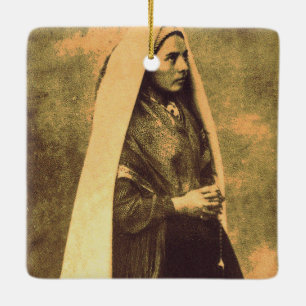 SAINT BERNADETTE SOUBIROUS KERAMIKORNAMENT