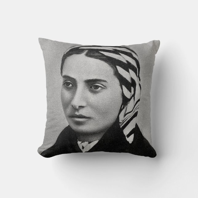 SAINT BERNADETTE SOUBIROUS KISSEN (Vorderseite)