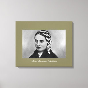 Saint Bernadette Soubirous Leinwanddruck