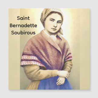 Saint Bernadette Soubirous Magnetkarte