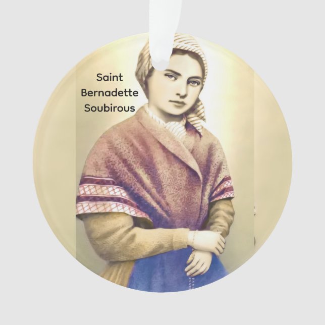 Saint Bernadette Soubirous Ornament (Vorderseite)