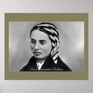 Saint Bernadette Soubirous Poster