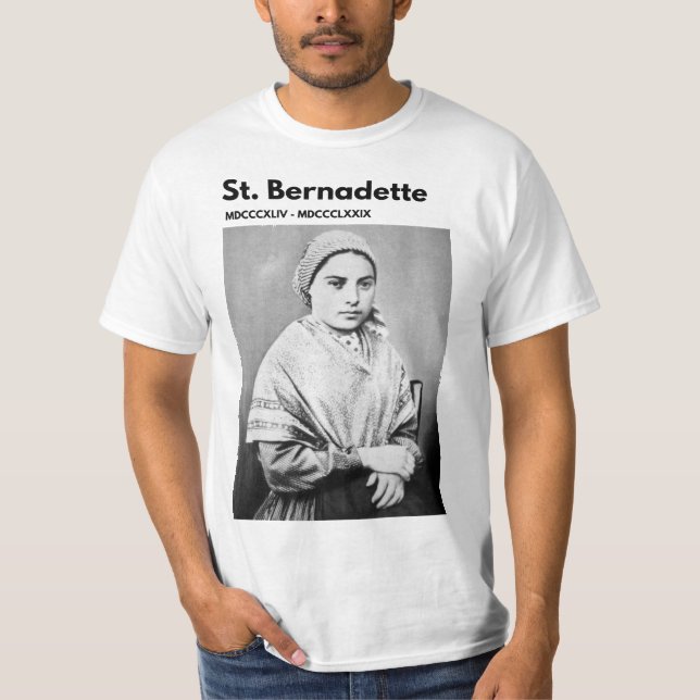 SAINT BERNADETTE T-Shirt (Vorderseite)
