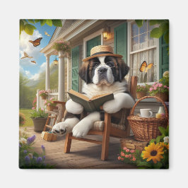 Saint Bernard-2-Zoll-Magnet Magnet