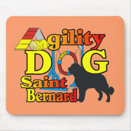 Saint Bernard Agility Geschenke Mousepad