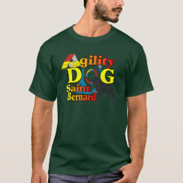 Saint Bernard Agility Geschenke T-Shirt