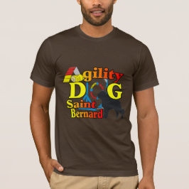 Saint Bernard Agility Geschenke T-Shirt