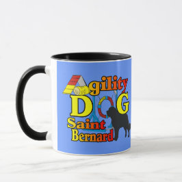 Saint Bernard Agility Geschenke Tasse