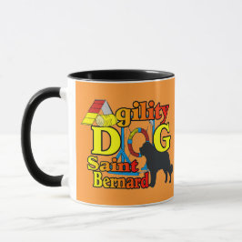 Saint Bernard Agility Geschenke Tasse