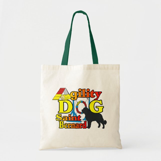 Saint Bernard Agility Geschenke Tragetasche (Vorne)