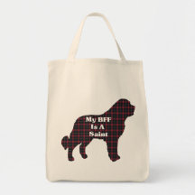 Saint Bernard BESTE FREUNDIN Tote Bag