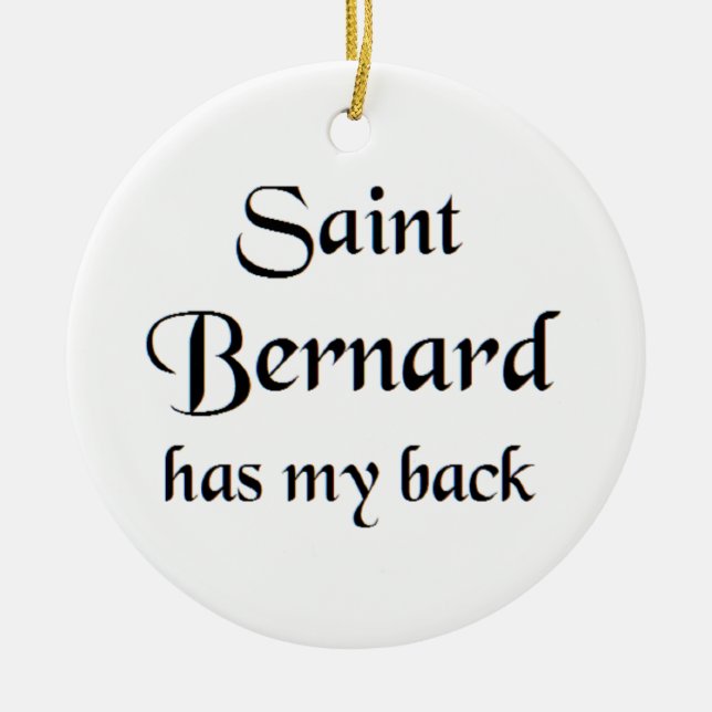 saint bernard coffee mug keramik ornament (Vorne)