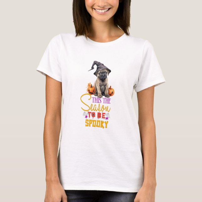 Saint Bernard Das ist die Jahreszeit, um sich zu a T-Shirt (Vorderseite)