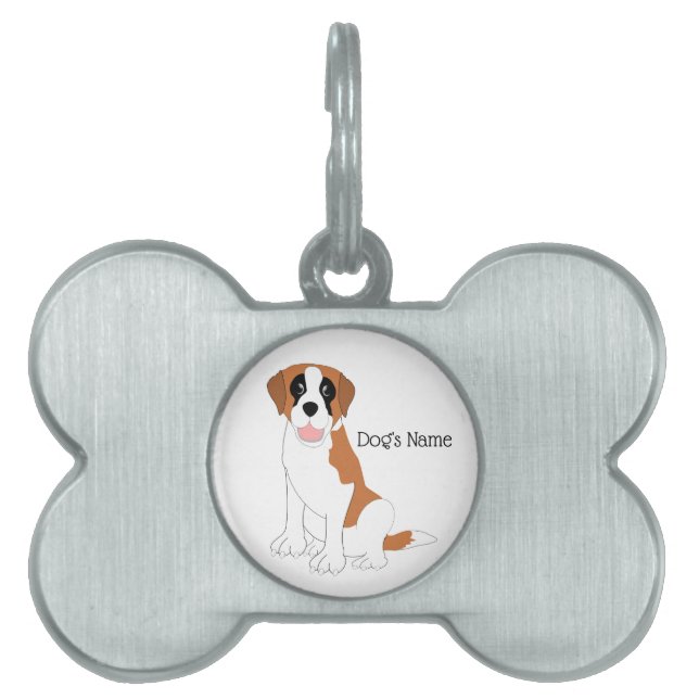 Saint Bernard Dog Design Tiermarke (Vorderseite)