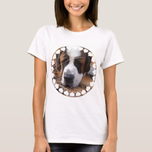 Saint Bernard Dog Long Sleeve Women's T - Shirt
