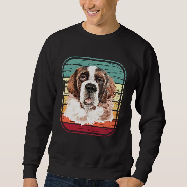 Saint Bernard  Dog Mom or Dad St Bernard Sweatshirt (Vorderseite)
