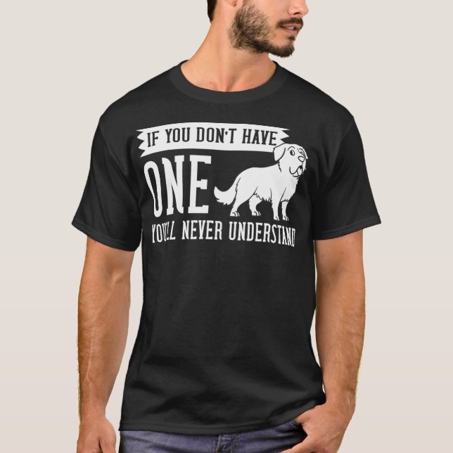 Saint Bernard Dog Welppies Eigentümer Lover T-Shirt (Vorderseite)