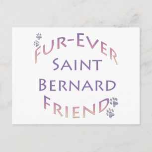 Saint Bernard Furever Friend Postkarte