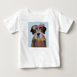 Saint Bernard Hippie Baby T-shirt