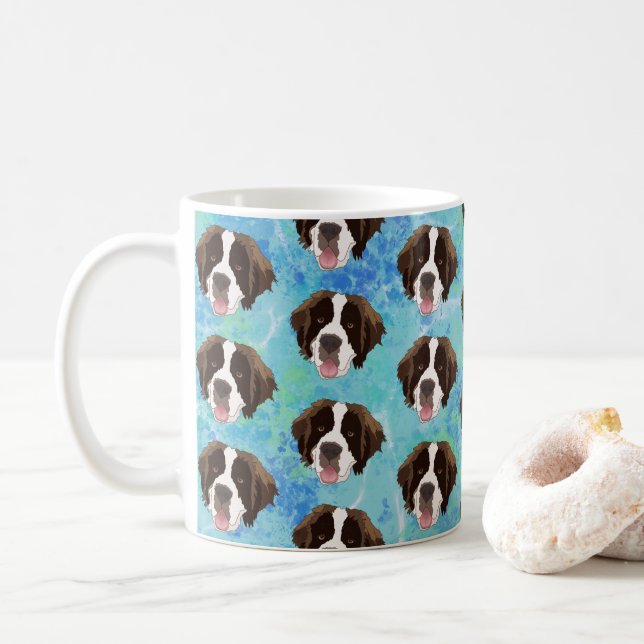 Saint Bernard Kaffeetasse (Mit Donut)