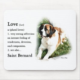 Saint Bernard Kunstgeschenke Mousepad
