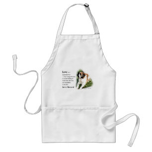 Saint Bernard Kunstgeschenke Schürze