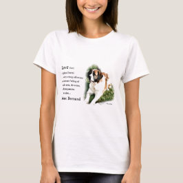 Saint Bernard Kunstgeschenke T-Shirt