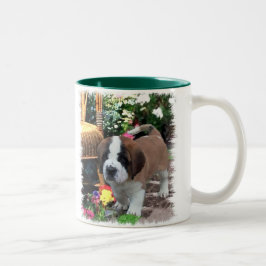 Saint Bernard Kunstgeschenke Zweifarbige Tasse