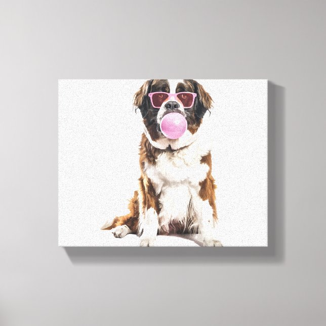 Saint Bernard Leinwanddruck (Vorderseite)