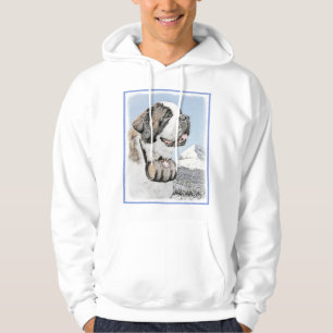 Saint Bernard Malerei - Niedliche Original Hunde K Hoodie