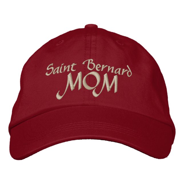 Saint Bernard MAMA Geschenke Bestickte Kappe (Vorderseite)