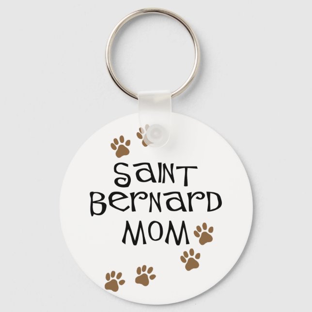 Saint Bernard Mama Schlüsselanhänger (Vorderseite)