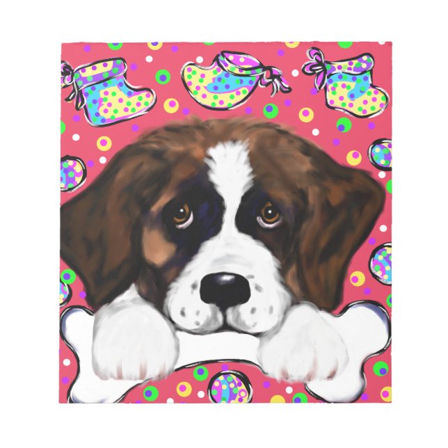 Saint Bernard Notizblock (Vorderseite)
