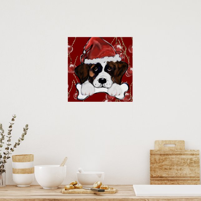 Saint Bernard  Poster (Küche)
