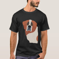 Saint Bernard Puppy Cartoon Süße Tier