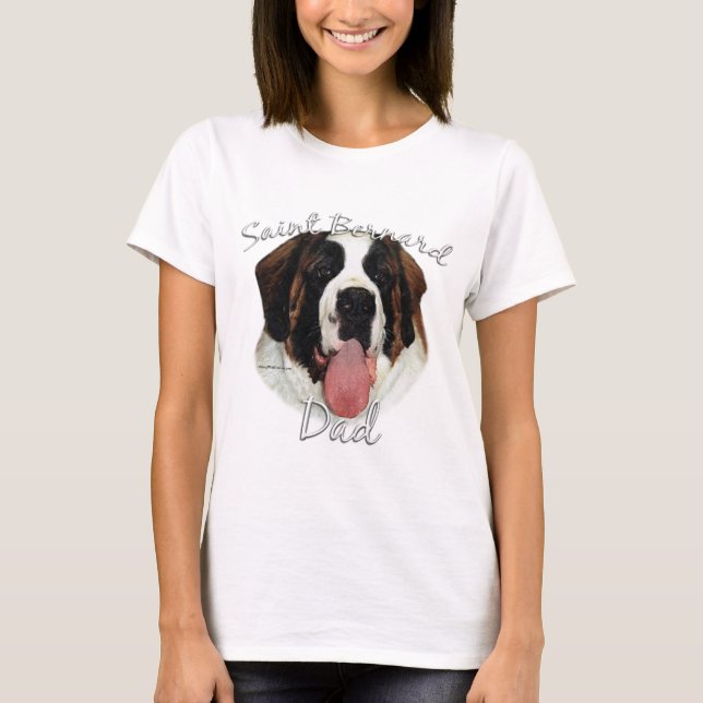 Saint Bernard (rau) Vater 2 T-Shirt (Vorderseite)