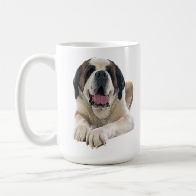 Saint Bernard Red Liebe Welpe Dog - St. Bernard Tasse (Links)