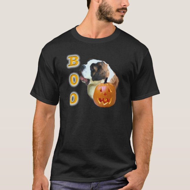 Saint Bernard (Rough) Boo T-Shirt (Vorderseite)