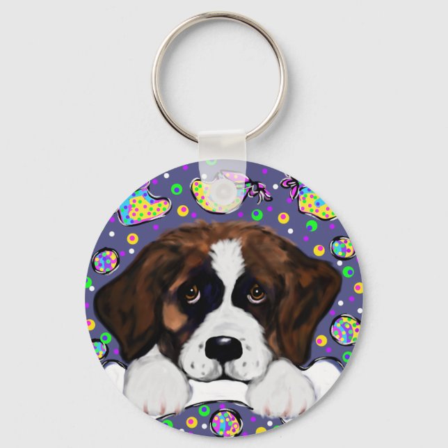 Saint Bernard Schlüsselanhänger (Vorderseite)