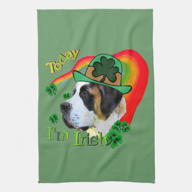 Saint Bernard St Patricks Handtuch (Vertikal)
