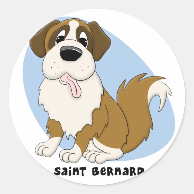 Saint Bernard Stickers (Vorderseite)