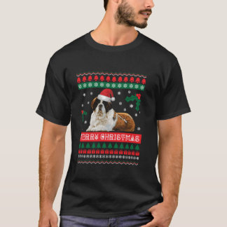 Saint Bernard Ugly Christmas Sweater Shirt