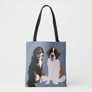 Saint Bernard und Berner Berghund