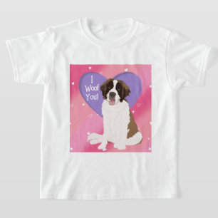 Saint Bernard Valentinstag XOXO T-Shirt
