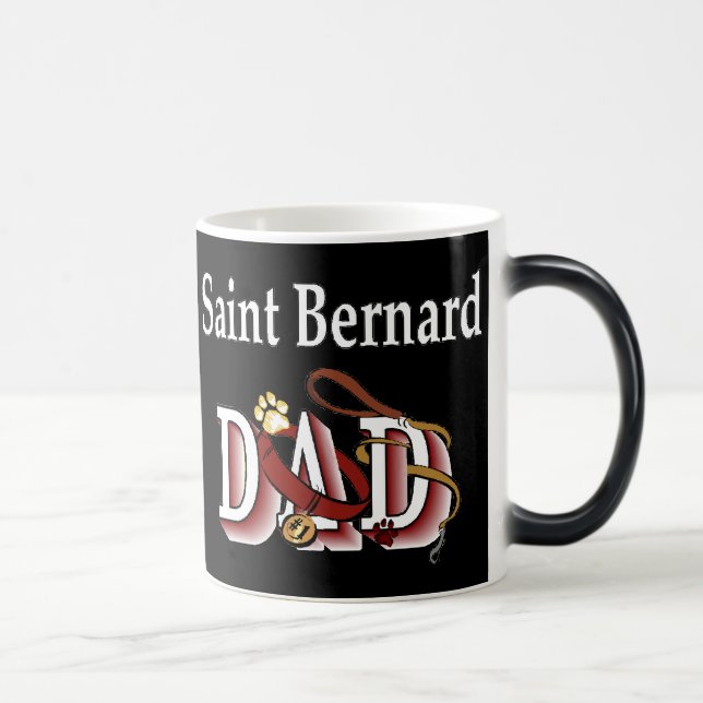 Saint Bernard Vater Geschenke Verwandlungstasse (Rechts)